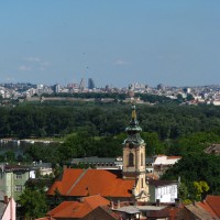 Panorama of Belgrade from Gardoš