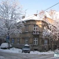 Jevrejska street in Winter