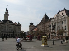 Central square in Novi Sad