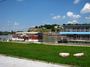 Kalemegdan and rafts