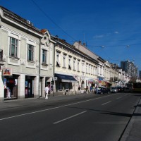 Tradesmen houses in the main street